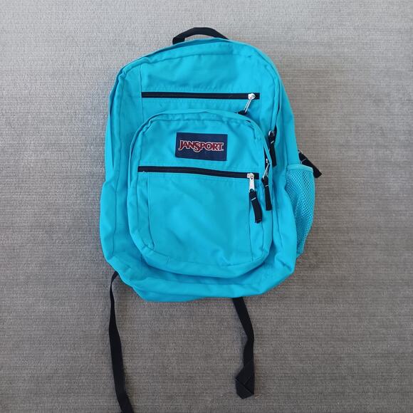 Jansport Big Student XL Backpack Solid Royal Blue TDN7 18"x15" Preppy - Picture 1 of 8